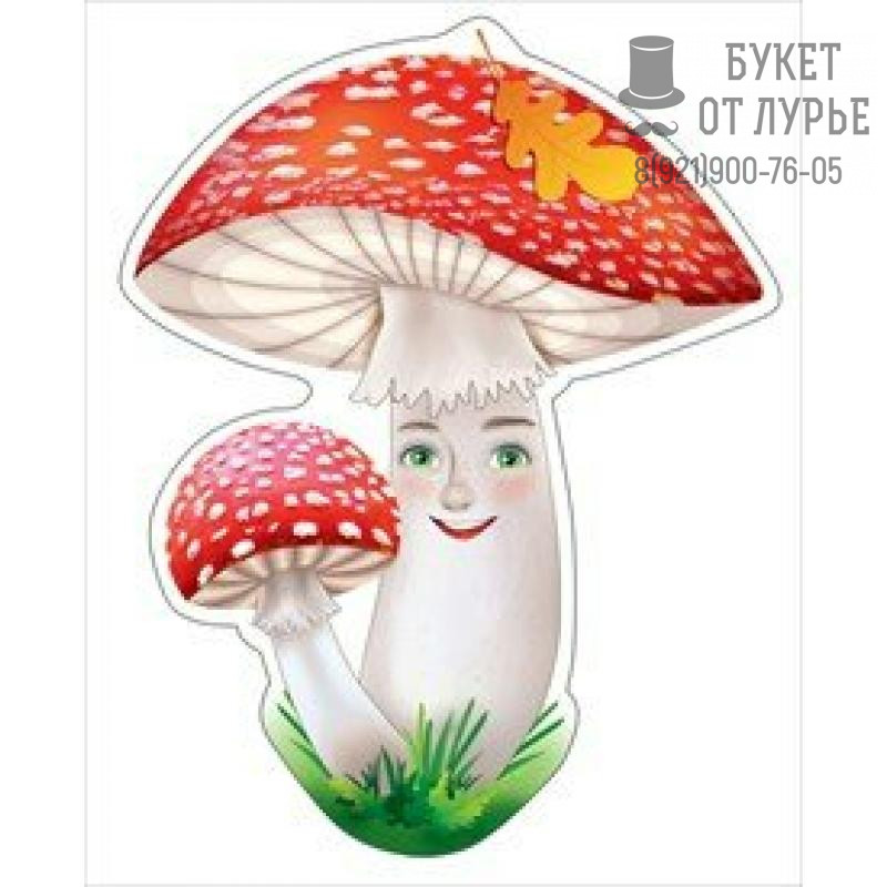 Набор для украшения на скотче "Мальчик Мухомор"