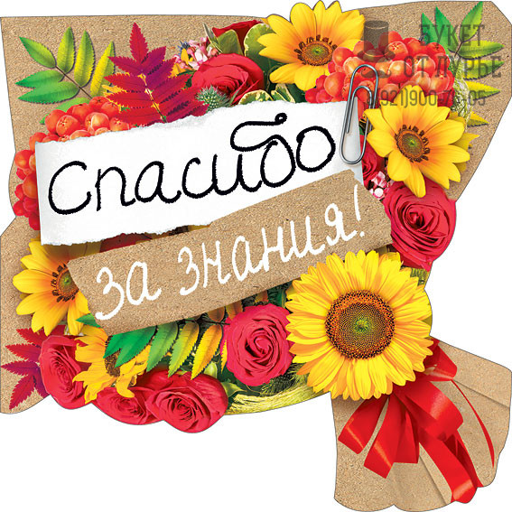 Набор украшений "Спасибо за знания!"